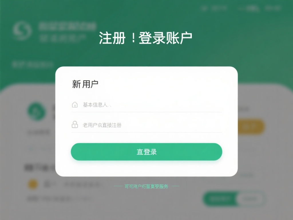 注册或登录账户：安装完成后，新用户需注册账户，而老
